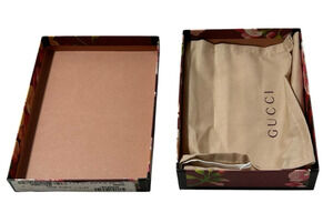 RARE Authentic Gucci Pink Blooms Accessories Key Case Storage Gift Box